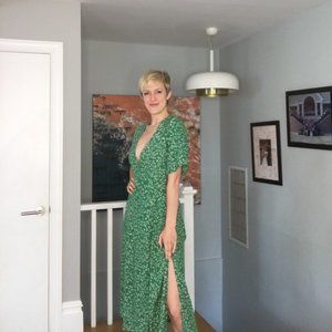 Faithfull the Brand Rivera Midi Dress Size 6